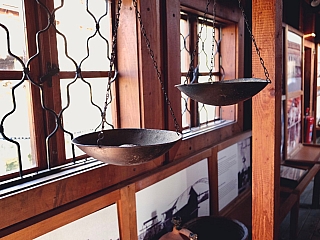 Interiér vodného mlyna v Kolárove (Slovensko)