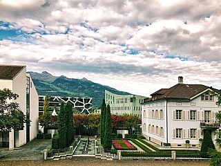 Domy ve Vaduzu (Lichtenštejnsko)