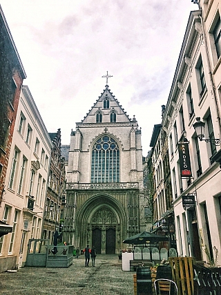 Kostelík v Antverpách (Antverpy - Belgie)