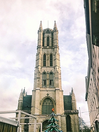 Katedrála sv. Bavona v Gentu (Belgie)