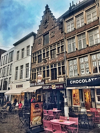 Čokoládovny v Gentu (Belgie)