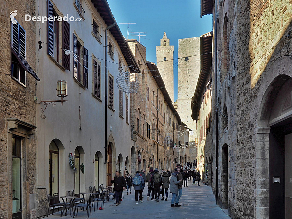 San Gimignano (Toskánsko - Itálie)