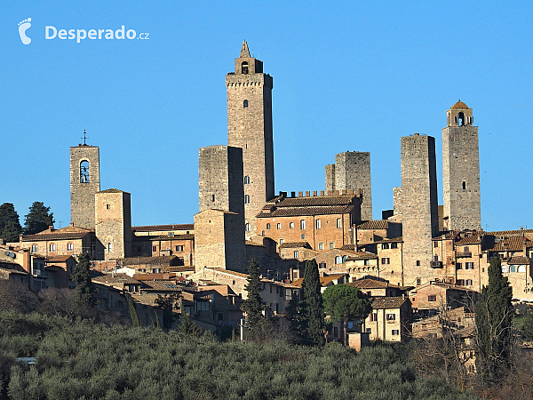 San Gimignano (Toskánsko - Itálie)