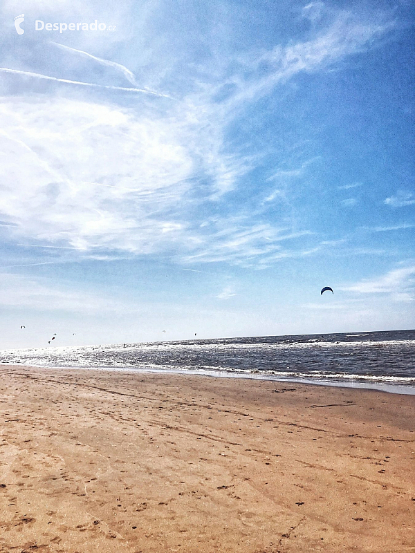 Pobřeží v Zandvoort (Nizozemsko)