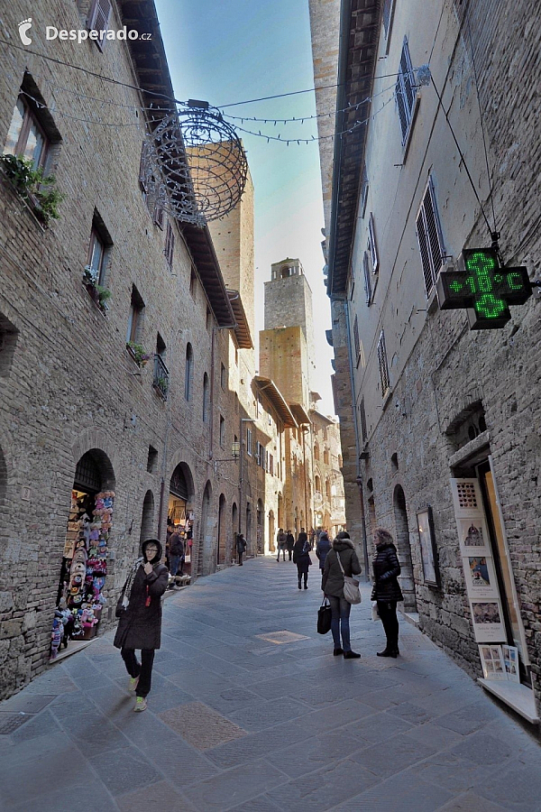 San Gimignano (Toskánsko - Itálie)