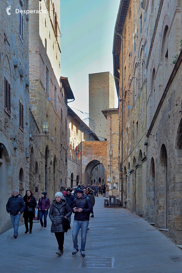 San Gimignano (Toskánsko - Itálie)