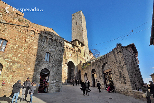 San Gimignano (Toskánsko - Itálie)