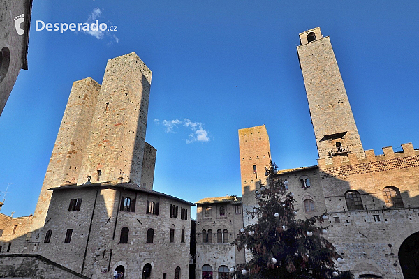 San Gimignano (Toskánsko - Itálie)