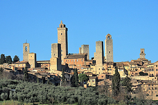 San Gimignano (Toskánsko - Itálie)