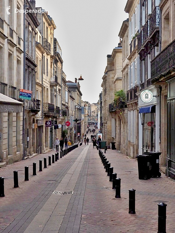 Rue de la Porte Dijeaux v Bordeaux (Francie)