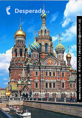 Chrám Kristova vzkříšení v Petrohradu (Rusko)