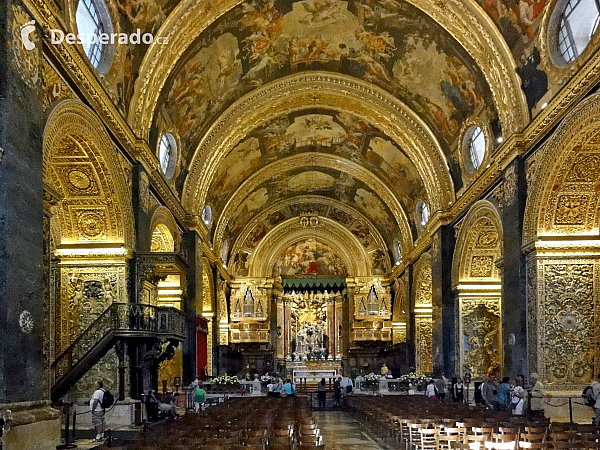 Katedrála svatého Jana Křtitele ve Vallettě (Malta)