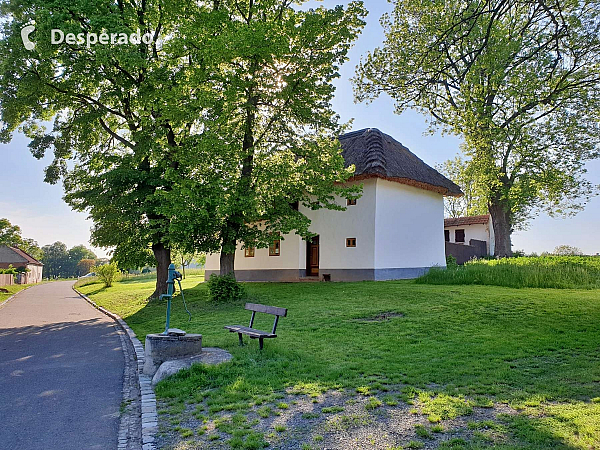 Skanzen lidových domků v obci Rymice na Kroměřížsku (Česká republika)