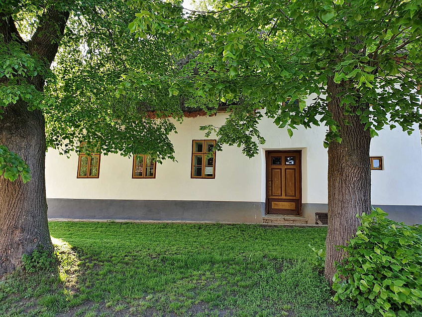 Skanzen lidových domků v obci Rymice na Kroměřížsku (Česká republika)