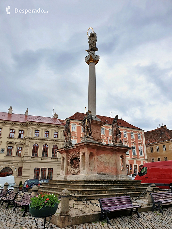 Masarykovo náměstí ve Znojmě (Česká republika)