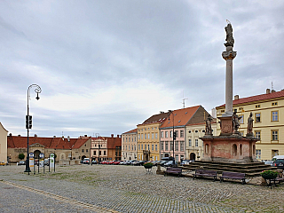 Masarykovo náměstí ve Znojmě (Česká republika)