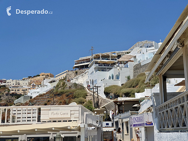 Fira na ostrově Santorini (Řecko)