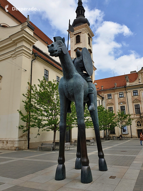 Socha Markraběte Jošta Lucemburského (Brno - Česká republika)