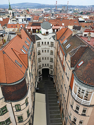 Stará radnice a výhled z radniční věže (Brno - Česká republika)