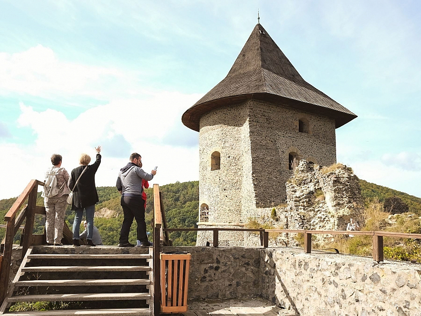 Zastrešená bašta hradu Šomoška (Slovensko)