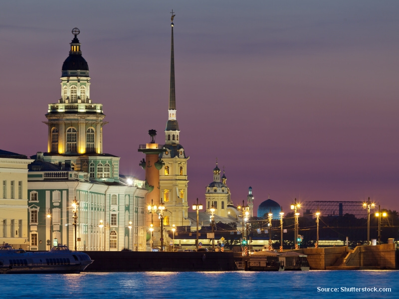 Večerní Petrohrad (Rusko)