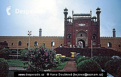 Mešita Badsahi v Lahore (Pákistán)