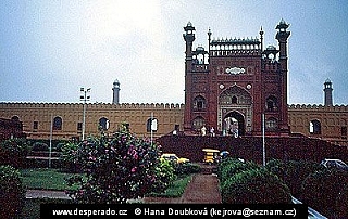 Mešita Badsahi v Lahore (Pákistán)