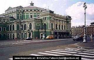 Mariinské divadlo v Petrohradu (Rusko)