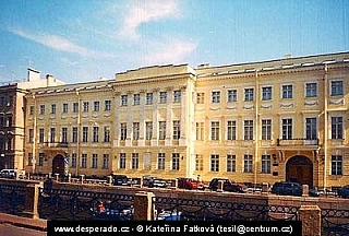 Puškinův dům v Petrohradu (Rusko)