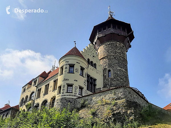 Hrad Hněvín v Mostě (Česká republika)