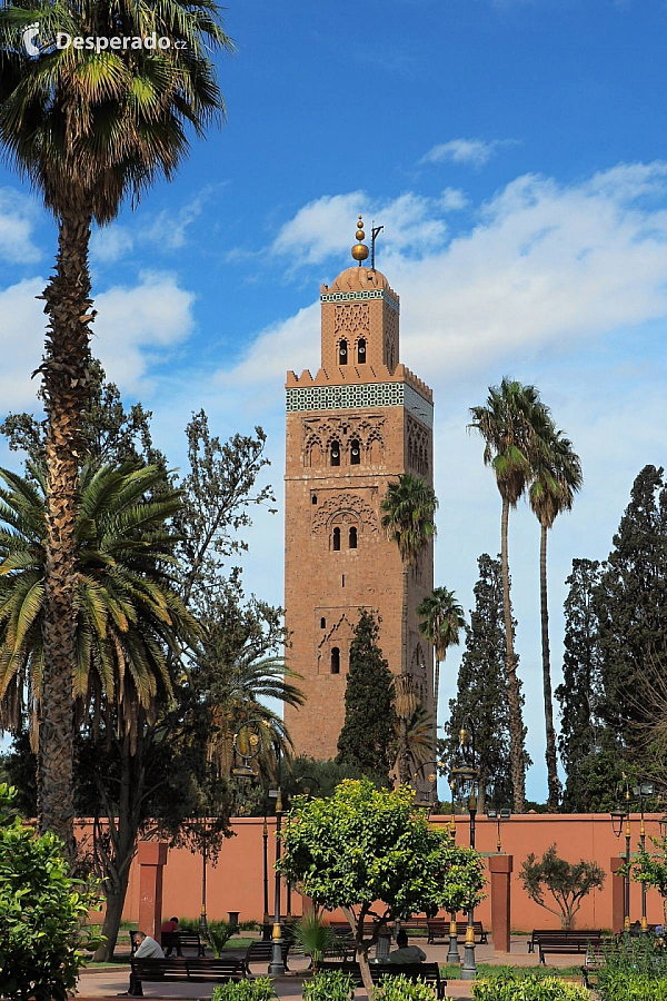 Koutoubia Mosque v Marrákeši (Maroko)