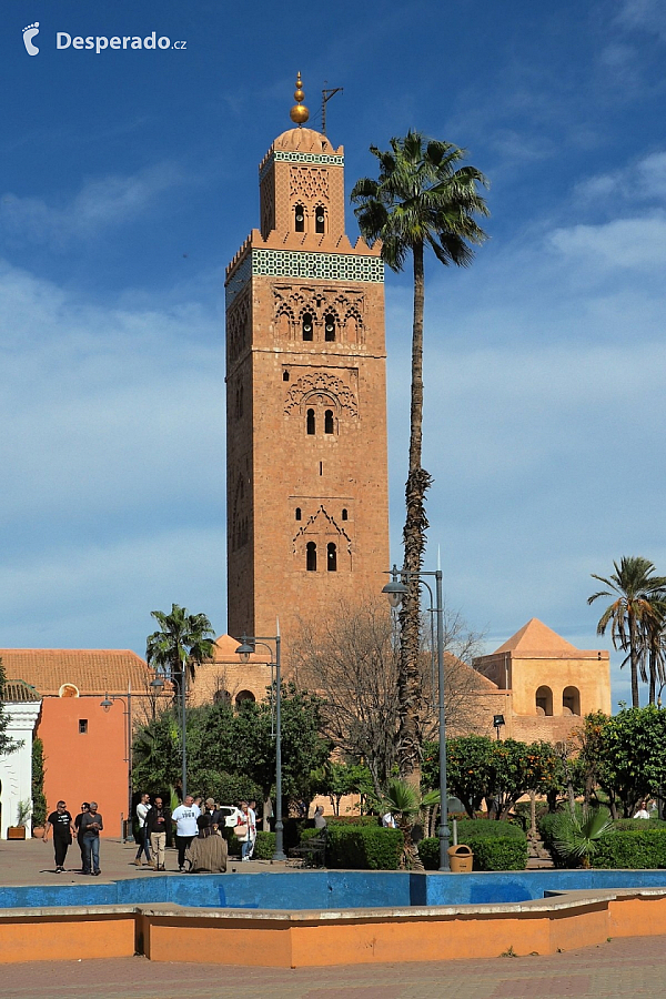 Koutoubia Mosque v Marrákeši (Maroko)