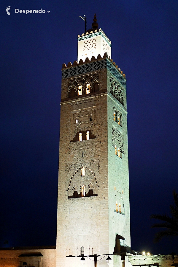 Koutoubia Mosque v Marrákeši (Maroko)
