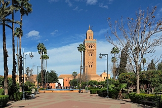 Koutoubia Mosque v Marrákeši (Maroko)
