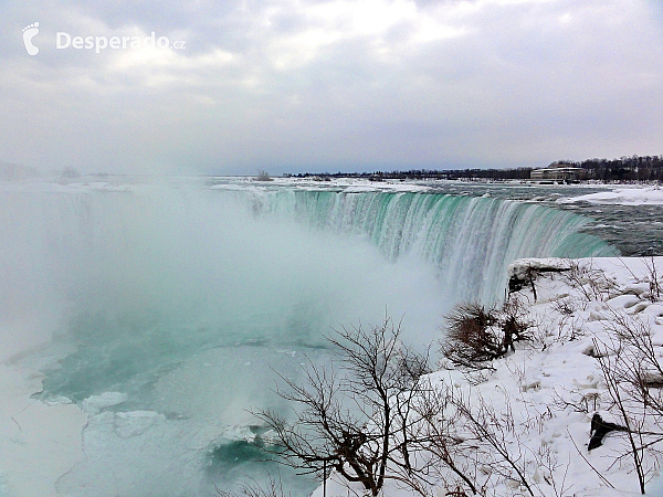 Ledové Niagarské vodopády (Kanada)