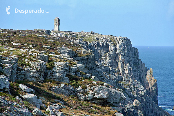 Pointe de Pen-Hir na poloostrově Crozon (Bretaň - Francie)