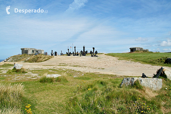 Pointe de Pen-Hir na poloostrově Crozon (Bretaň - Francie)