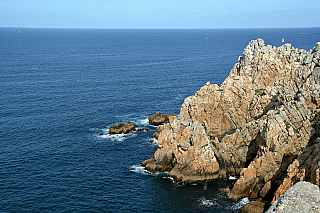 Pointe de Pen-Hir na poloostrově Crozon (Bretaň - Francie)