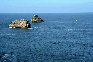Pointe de Pen-Hir na poloostrově Crozon (Bretaň - Francie)