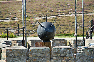 Pointe de Pen-Hir na poloostrově Crozon (Bretaň - Francie)