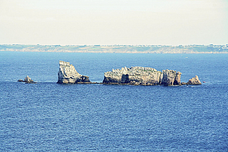 Pointe de Pen-Hir na poloostrově Crozon (Bretaň - Francie)
