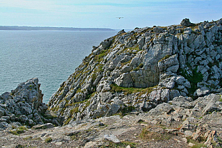 Pointe de Pen-Hir na poloostrově Crozon (Bretaň - Francie)