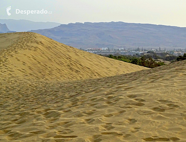 Písečné duny v Maspalomas (Gran Canaria - Španělsko)