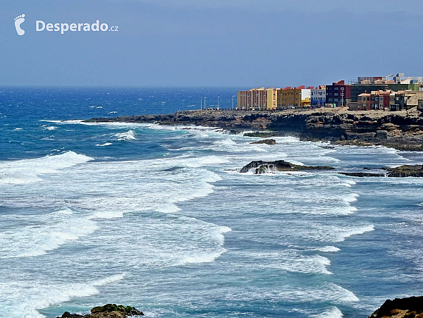 Pláž La Garita na ostrově Gran Canaria (Kanárské ostrovy - Španělsko)