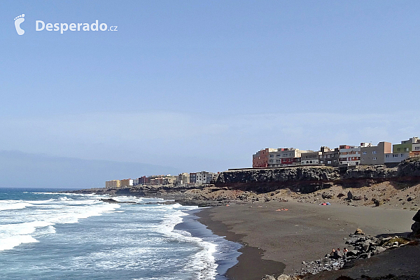 Pláž La Garita na ostrově Gran Canaria (Kanárské ostrovy - Španělsko)