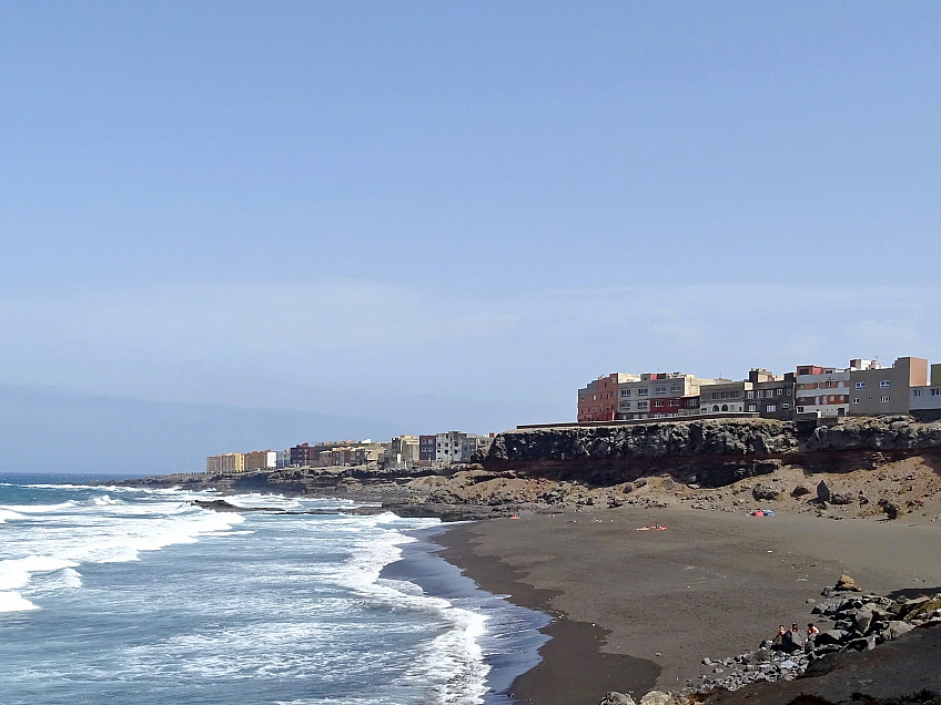 Pláž La Garita na ostrově Gran Canaria (Kanárské ostrovy - Španělsko)