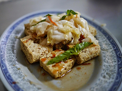 'Smradlavé Tofu', Chòu dòufu (臭豆腐)