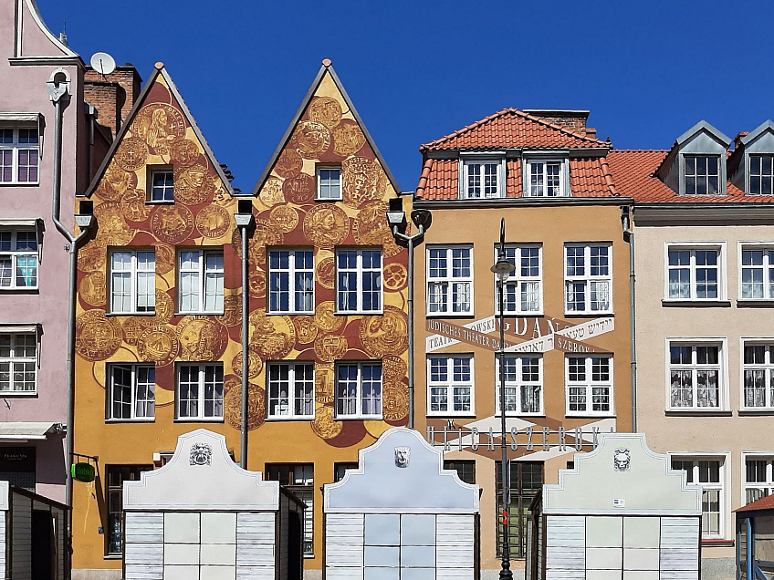 Měšťanské domy v Gdaňsku (Polsko)
