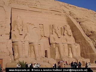 Chrám v Abu Simbel (Egypt)