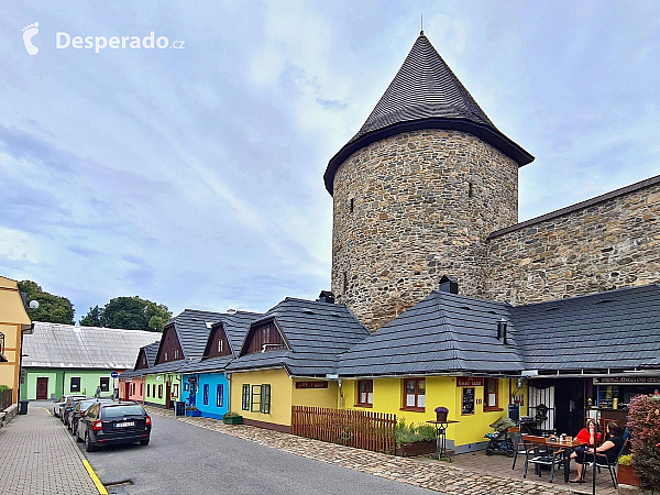 Městské hradby v Poličce (Česká republika)